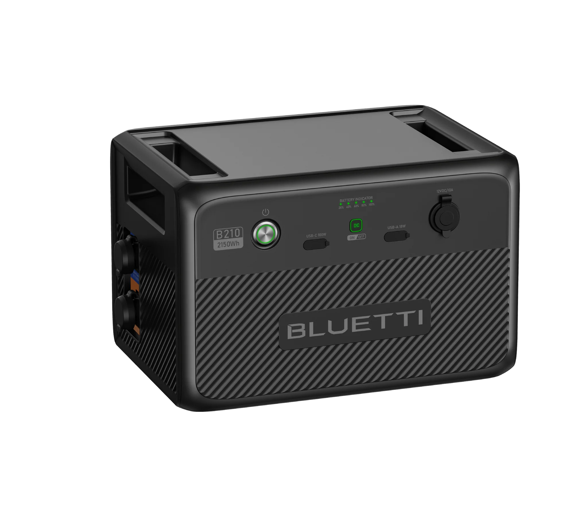 BLUETTI B210 2150 Wh portable LiFePO₄ power station with multiple outputs for outdoor power, RV, and backup energy systems