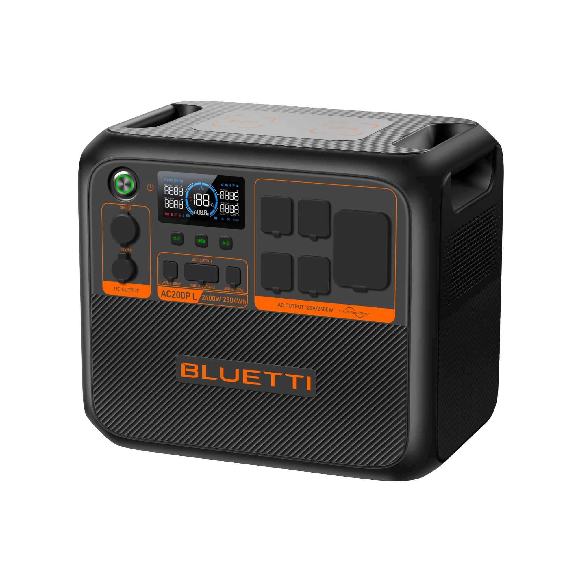 BLUETTI EB3A 600W portable power station front view