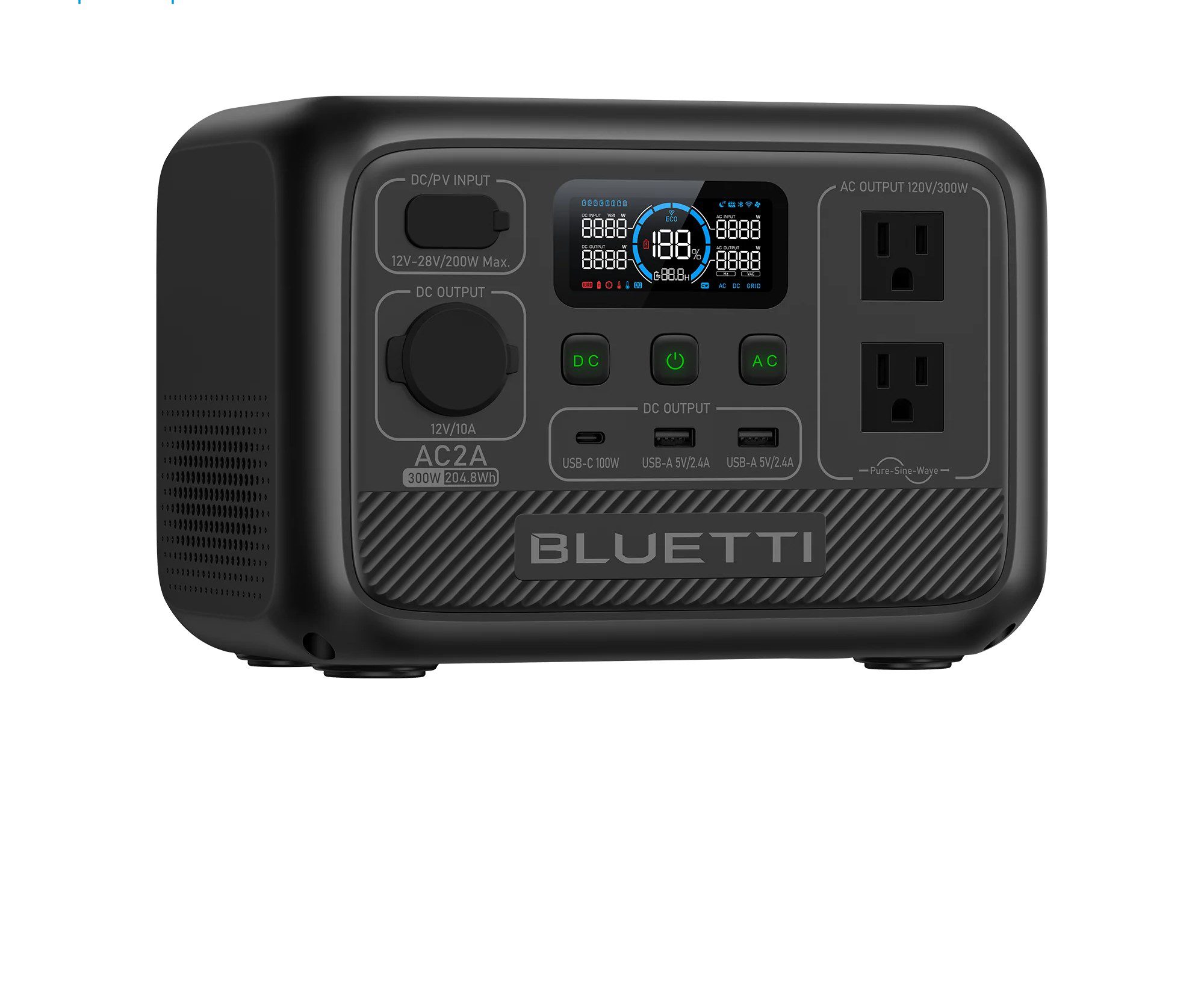 BLUETTI AC2A 300W portable power station compact model