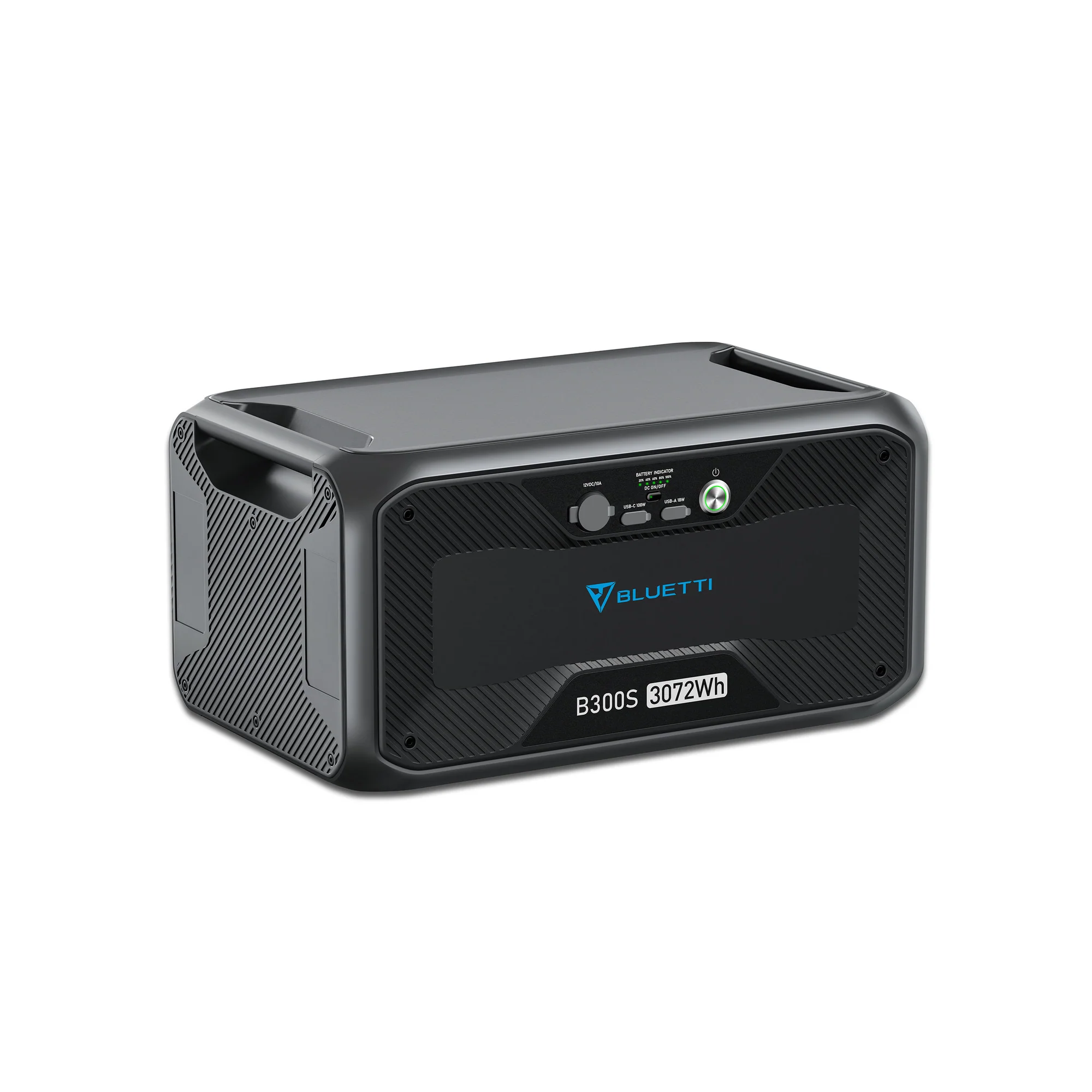 BLUETTI B300S 3072 Wh LiFePO₄ expandable battery module for portable power stations and solar backup energy systems