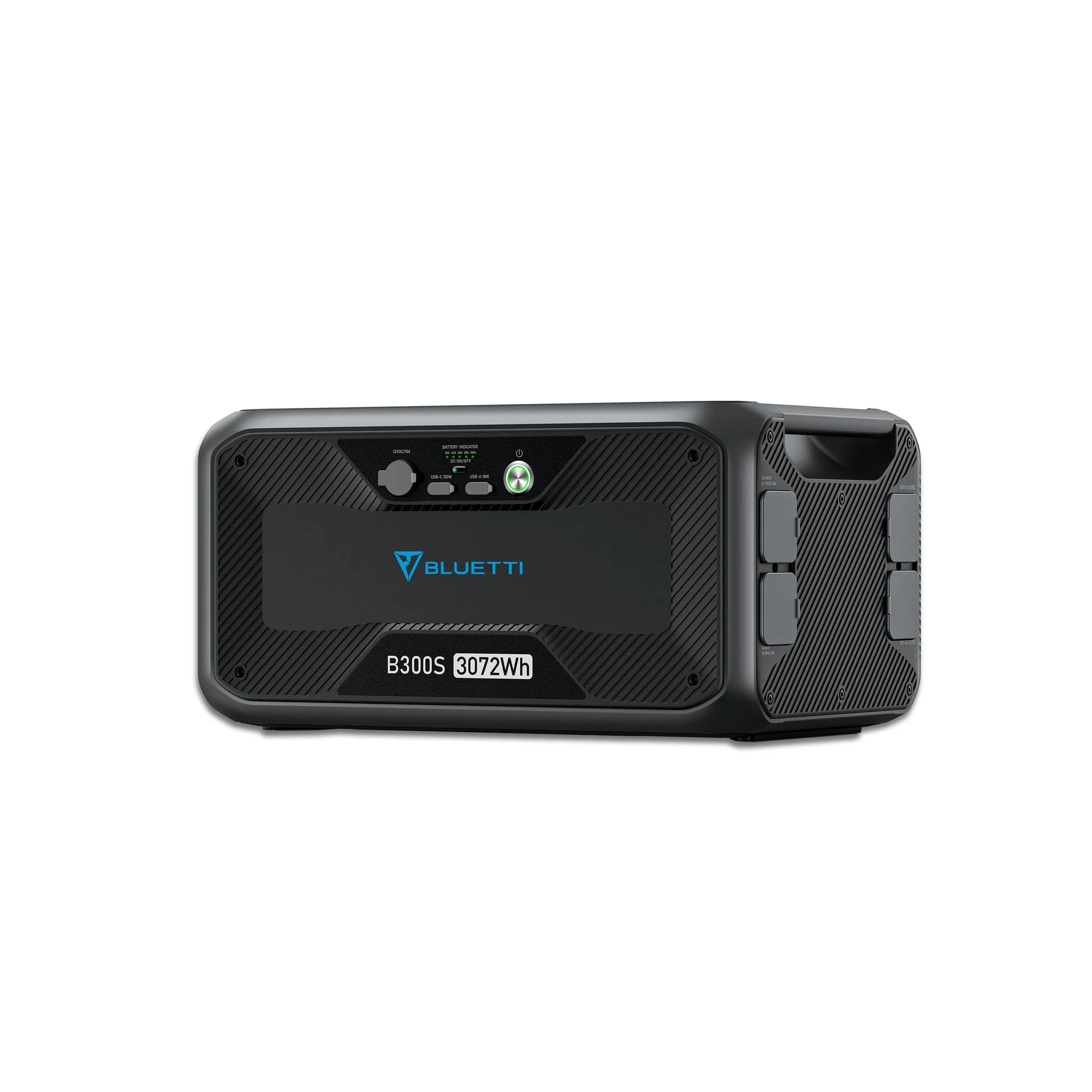 BLUETTI B300S 3072 Wh LiFePO₄ expansion battery module for portable power stations and solar backup energy systems