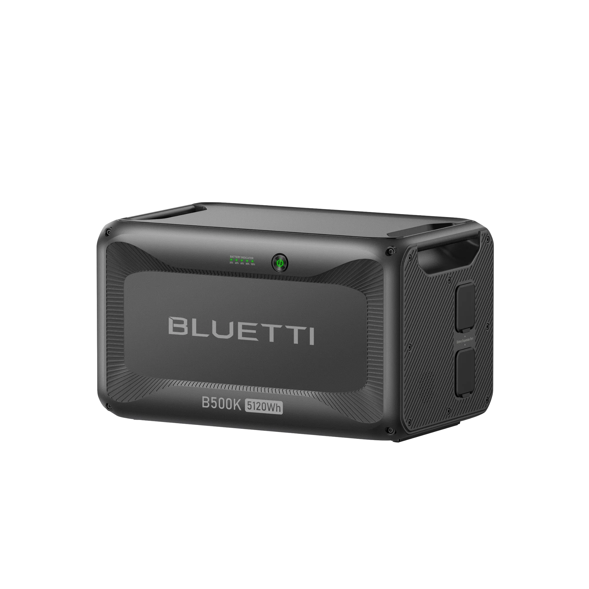BLUETTI B500K 5120 Wh LiFePOâ‚„ high-capacity expansion battery pack for scalable home, RV, off-grid solar and backup power systems