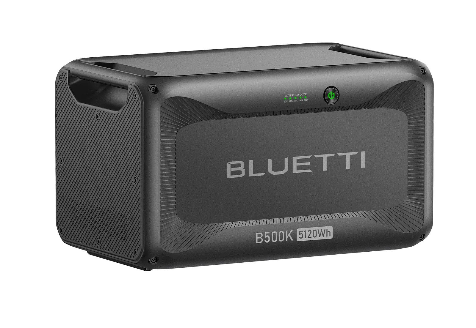 BLUETTI B500K2 modular LiFePOâ‚„ expansion battery pack for high-capacity home, RV, off-grid solar, and backup power systems