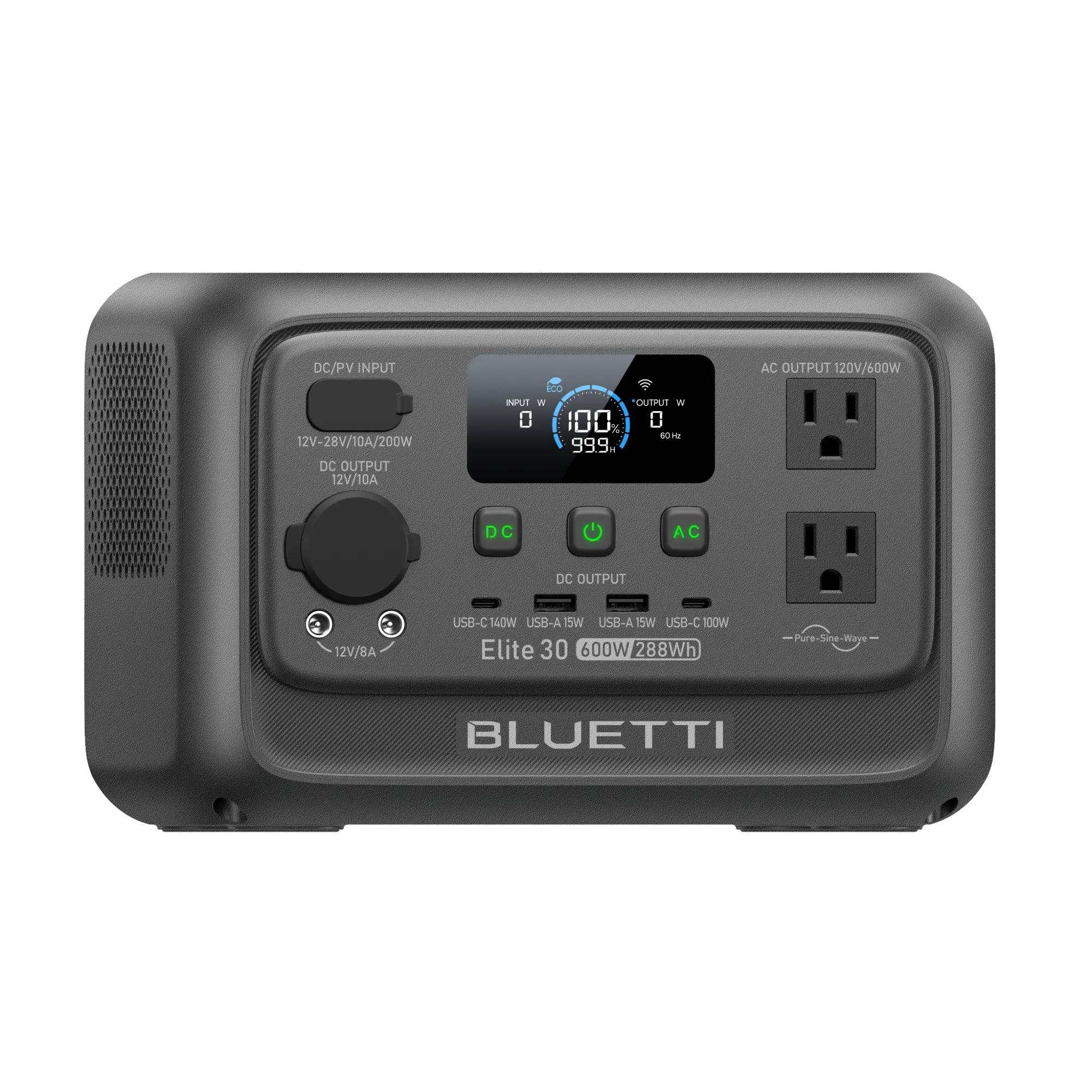 BLUETTI Elite 30 V2 portable power station front view