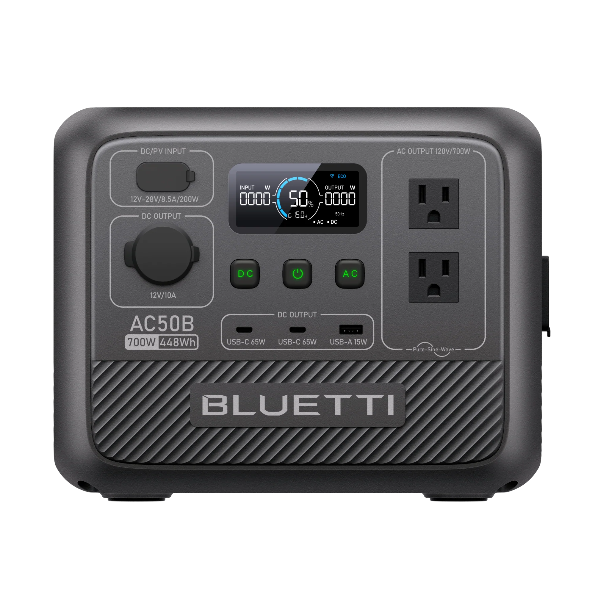 BLUETTI AC50B 700W portable power station with LiFePO4 battery