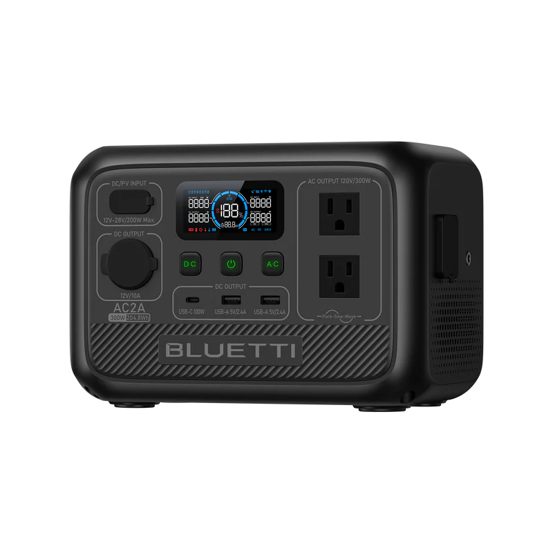 BLUETTI AC2A 300W portable power station front view