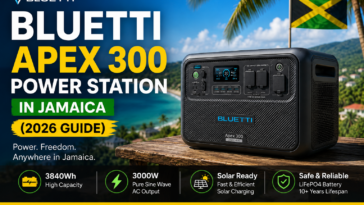 BLUETTI Apex 300 power station in Jamaica