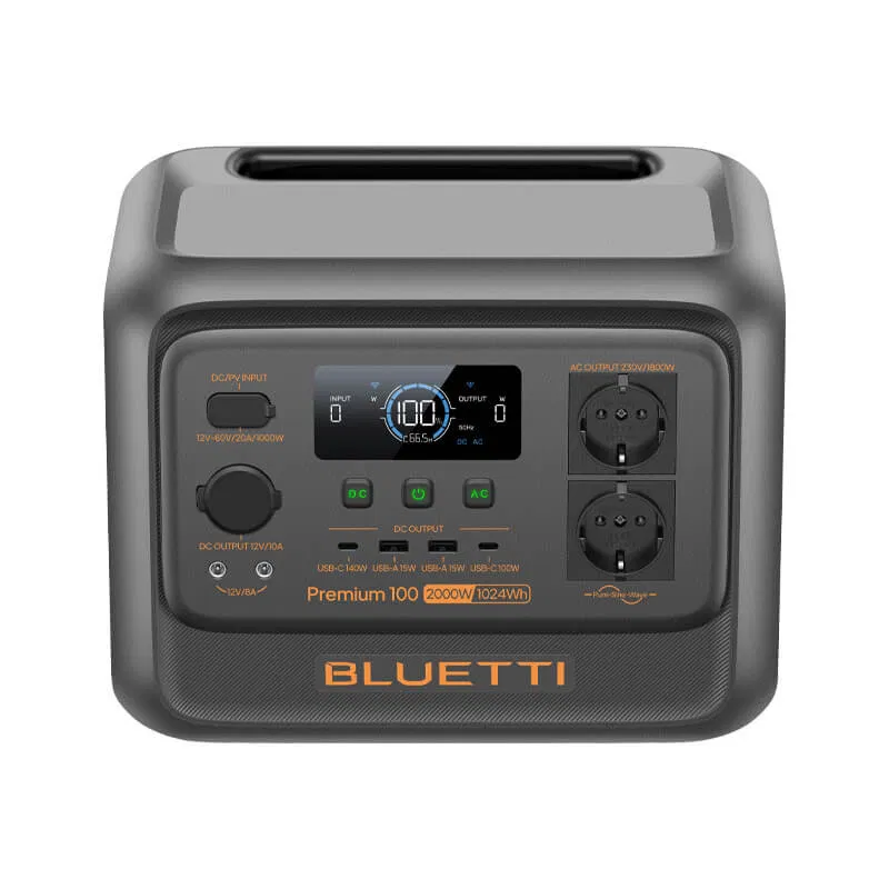 Premium 100 V2 Portable Power Station | 1,000W 1,024Wh - Image 3