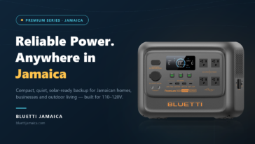 BLUETTI Premium Series - reliable 110-120V backup power for Jamaican homes, businesses and outdoor living
